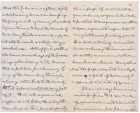 Lot #71 Joseph Holt Handwritten Letter Signed - Image 1