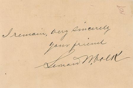 Lot #99 Leonard W. Volk Signature - Image 2