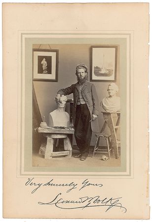 Lot #99 Leonard W. Volk Signature - Image 1