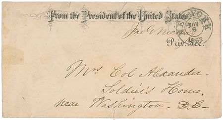 Lot #52 Mary Todd Lincoln Envelope - Image 2