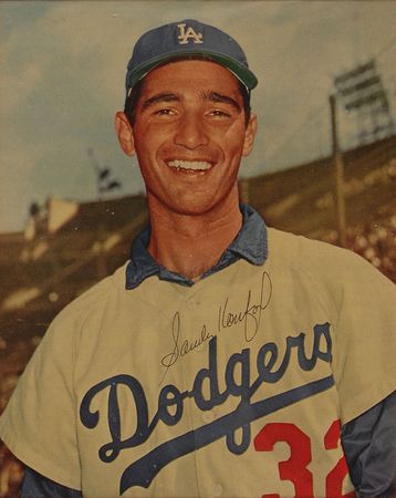 Lot #1514 Sandy Koufax Signed Photograph - Image 2