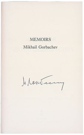Lot #329 Mikhail Gorbachev - Image 1