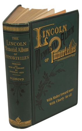 Lot #36 Lincoln Memorial Album Book - Image 1
