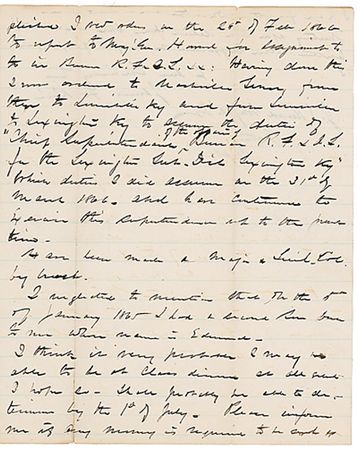 Lot #90 James H. Rice: ?I had the sad honor of doing duty as member of the ?Guard of Honor? over the remains of President Lincoln while lying in state? - Image 1
