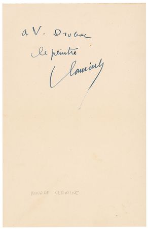 Lot #853 Maurice de Vlaminck: “Le peintre, Vlaminck” - Image 3