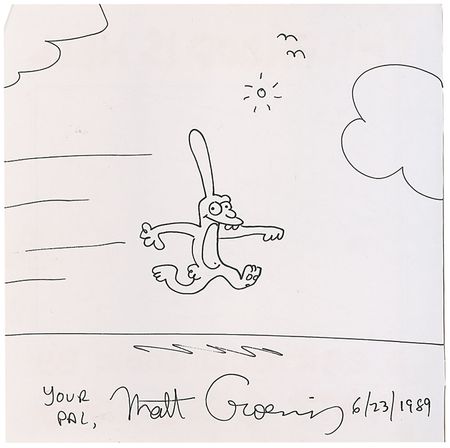 Lot #885 Matt Groening Book - Image 2
