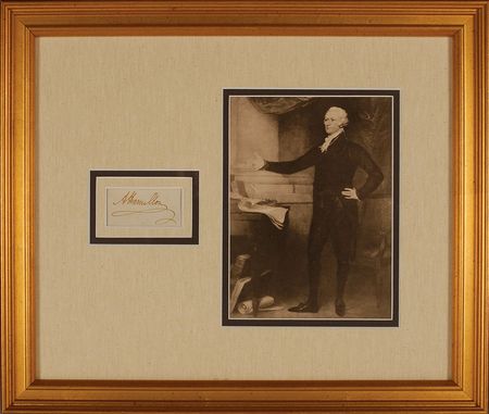 Lot #308 Alexander Hamilton Signature - Image 2