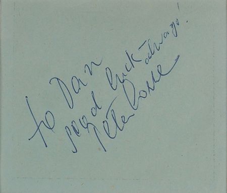Lot #1380 Peter Lorre Signature - Image 1