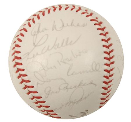 Lot #1520 Los Angeles Dodgers Baseball - Image 3