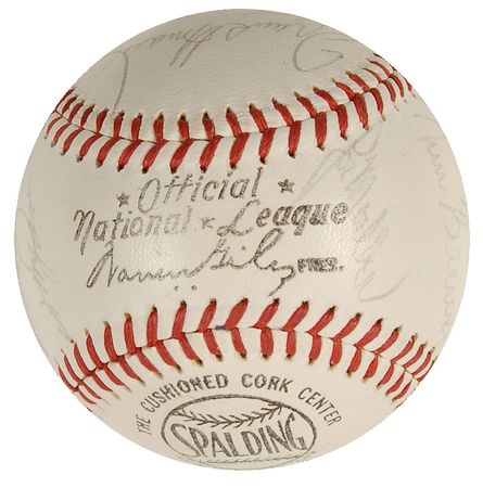 Lot #1520 Los Angeles Dodgers Baseball - Image 4