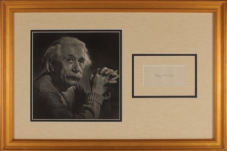 Lot #300 Albert Einstein Signature - Image 2