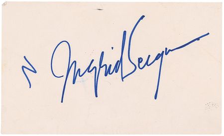 Lot #1362 Ingrid Bergman - Image 1
