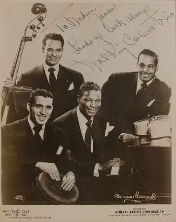Lot #1016 Nat King Cole Signed Photograph - Image 2