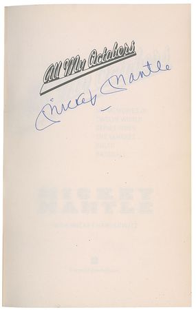 Lot #1531 Mickey Mantle Book - Image 2