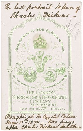 Lot #316 Charles Dickens - Image 1