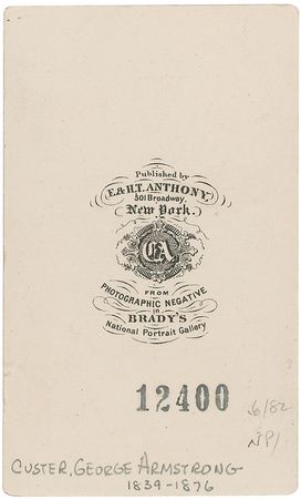 Lot #247 George A. Custer - Image 1