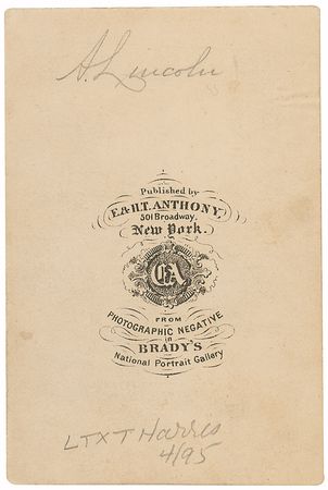 Lot #56 Abraham Lincoln - Image 1