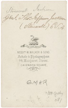 Lot #260 Thomas J. ‘Stonewall’ Jackson - Image 1