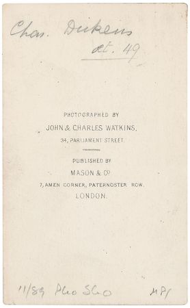 Lot #318 Charles Dickens - Image 1