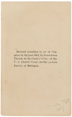 Lot #227 Sojourner Truth - Image 1