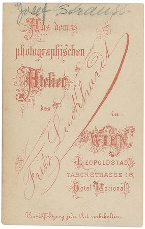 Lot #423 Josef Strauss - Image 1