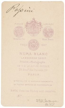 Lot #413 Gioacchino Rossini - Image 2
