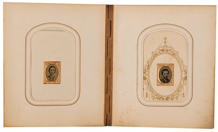 Lot #442 Tintype CDV Album  - Image 1