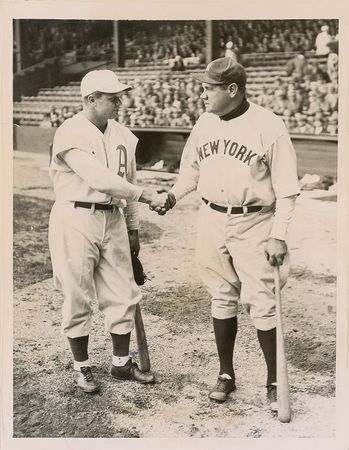 Lot #741 Babe Ruth and Jimmie Foxx - Image 2