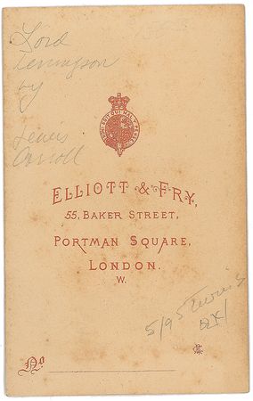 Lot #372 Alfred Lord Tennyson - Image 1