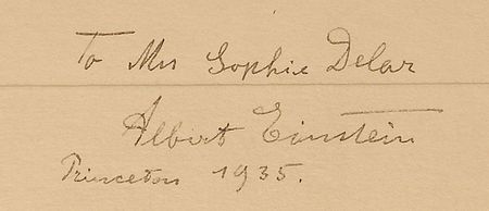 Lot #151 Albert Einstein - Image 1