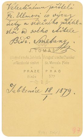 Lot #419 Bedrich Smetana - Image 1