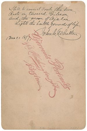 Lot #383 John Greenleaf Whittier - Image 1