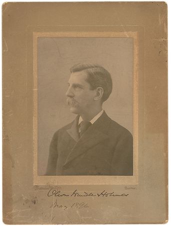 Lot #221 Supreme Court: Oliver Wendell Holmes, Jr - Image 2