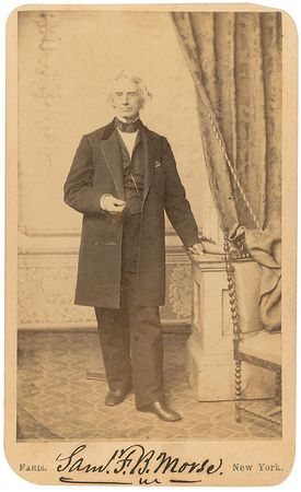 Lot #182 Samuel F. B. Morse - Image 2