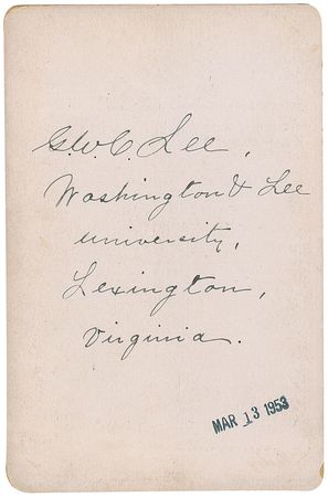 Lot #171 George Washington Custis Lee - Image 1