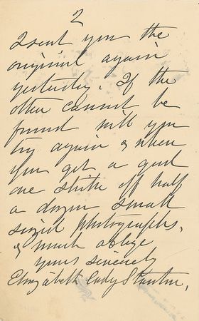 Lot #209 Elizabeth Cady Stanton - Image 1