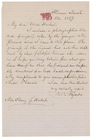 Lot #302 William Cullen Bryant - Image 2