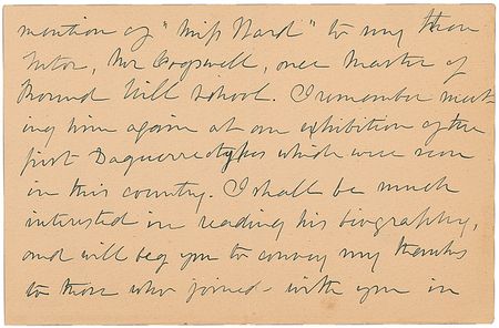 Lot #339 Julia Ward Howe - Image 1