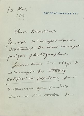 Lot #418 Camille Saint-Saens - Image 2