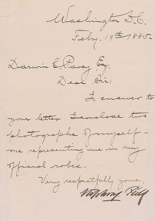 Lot #218 Supreme Court: Stephen J. Field - Image 2