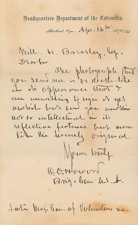Lot #259 O. O. Howard - Image 2