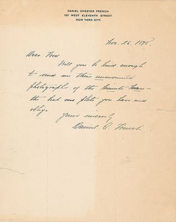 Lot #330 Daniel Chester French - Image 2