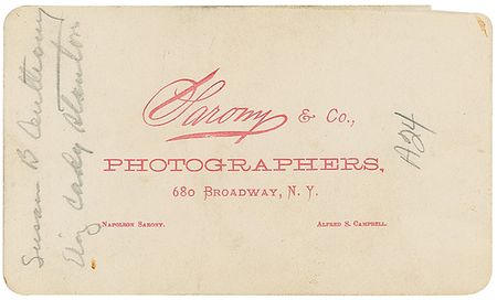 Lot #86 Susan B. Anthony and Mary Cady Stanton - Image 1
