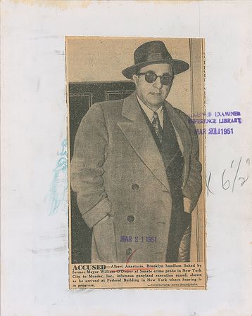 Lot #466 Albert Anastasia - Image 1