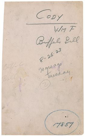 Lot #486 William F. ‘Buffalo Bill’ Cody - Image 1