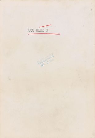 Lot #683 Lou Gehrig - Image 1