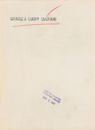Lot #507 Lucky Luciano - Image 1