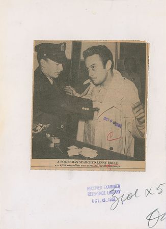 Lot #590 Lenny Bruce - Image 1