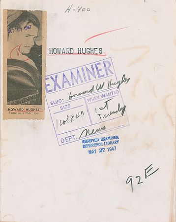 Lot #500 Howard Hughes - Image 1