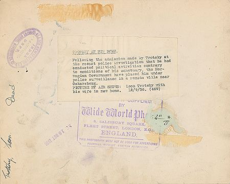 Lot #519 Leon Trotsky - Image 1